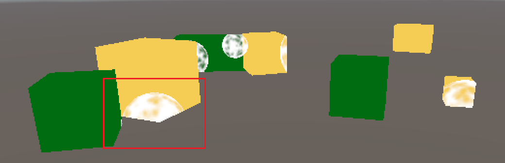 Wrong Effect of Transparent Object